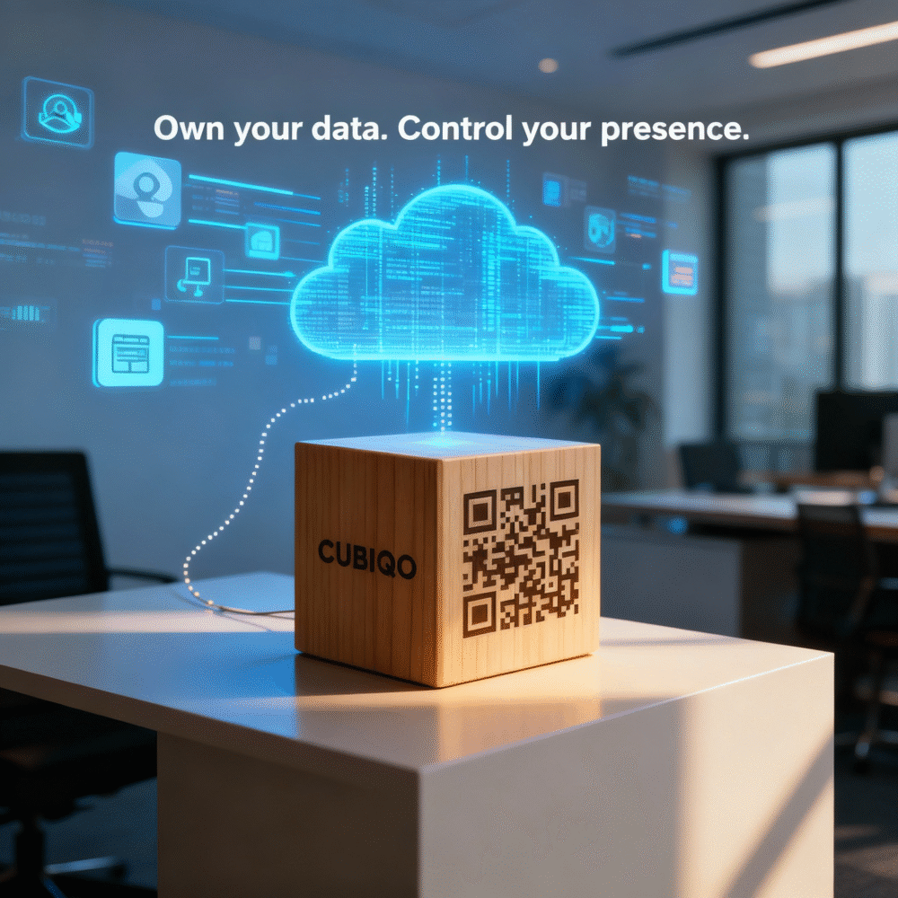 Cubiqo för datahantering och digital nod.